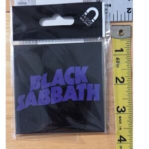Black Sabbath Magnet - Master of Reality Purple Wavy Logo - New 2.5" Square
